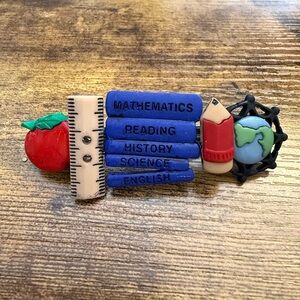 School-Themed Hair Barrette